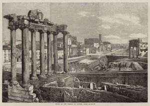 Ruinas del Templo de Saturno, Roma